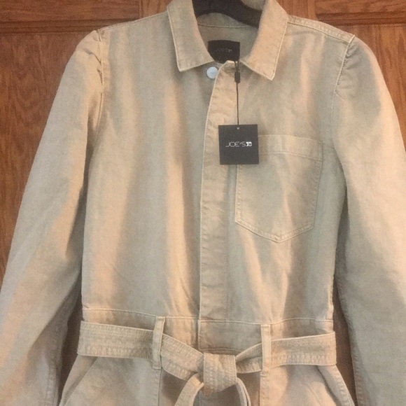 Joe’s Jeans The Alexa Shortall Romper in Boulder Tan sizes S and M - Picture 6 of 13
